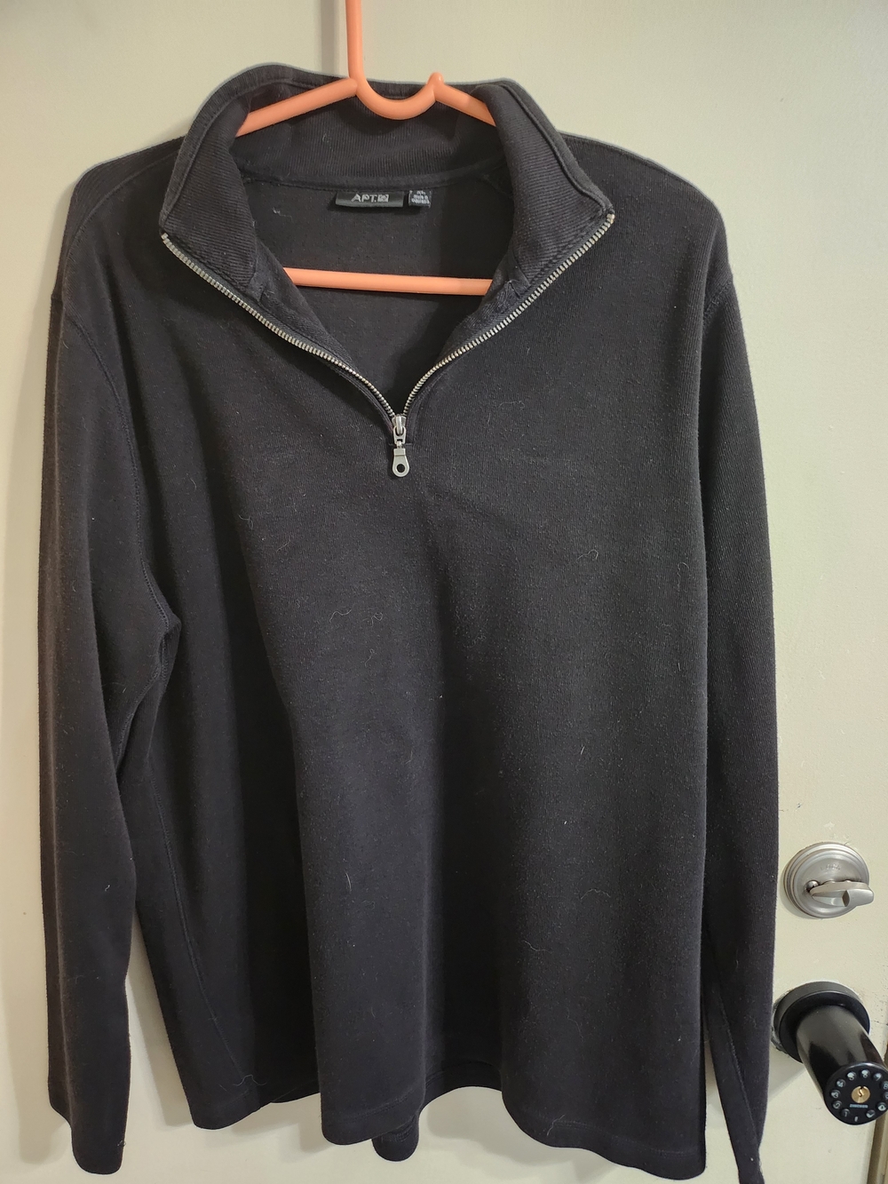 Apt. 9 Men's Black Half-Zip Sweater Pullover